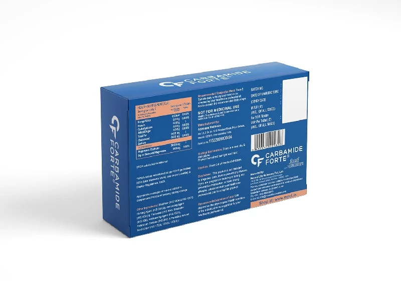 Carbamide Forte Chelated Magnesium Glycinate 2000mg Per Serving Supplement, 50 g-7.webp